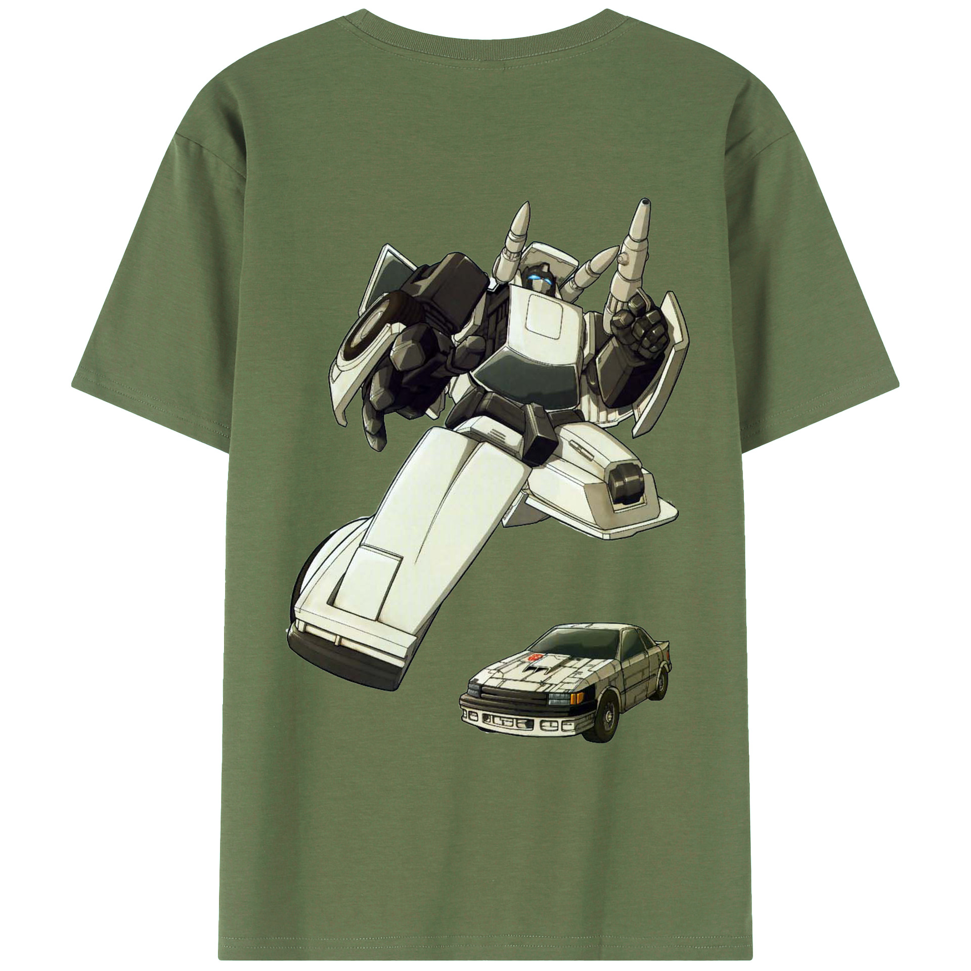 （画像用）  綿100％ メンズ半袖Tシャツ（バックプリント） 通気性